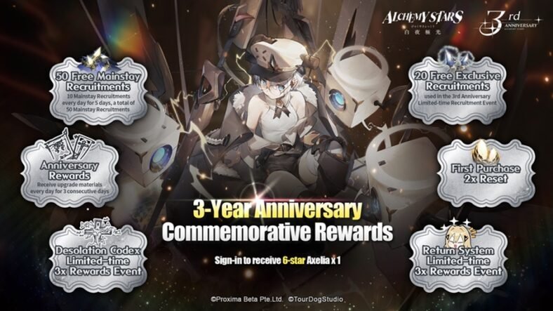 Alchemy Stars Third Anniversary